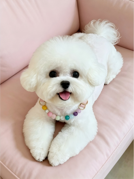 Rainbow Charm Crystal Pet Collar
